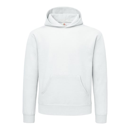 Fruit of the Loom katoenen herenhoodie (Wit) - Image 1