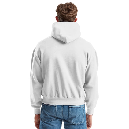 Fruit of the Loom katoenen herenhoodie (Wit) - Image 2