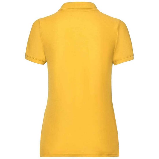 Fruit of the Loom Womens/Ladies Lady Fit Piqué Polo Shirt (Sunflower) - Image 2