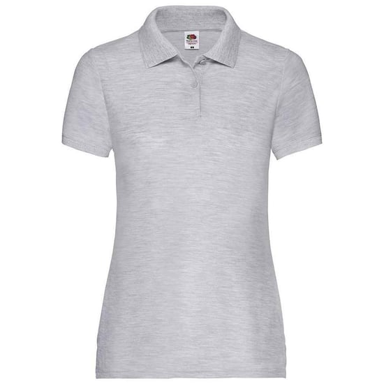 Fruit of the Loom Womens/Ladies Lady Fit Piqué Polo Shirt (Heather Grey) - Image 1
