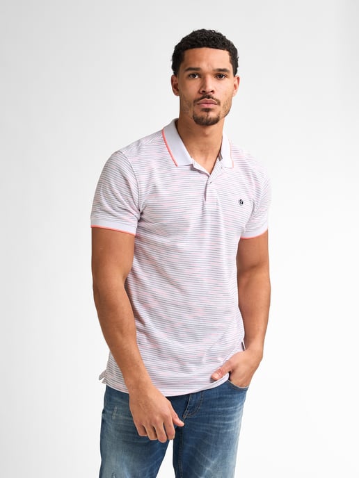 Petrol Industries - Heren All-over Print Polo Drift - Wit - Image 3