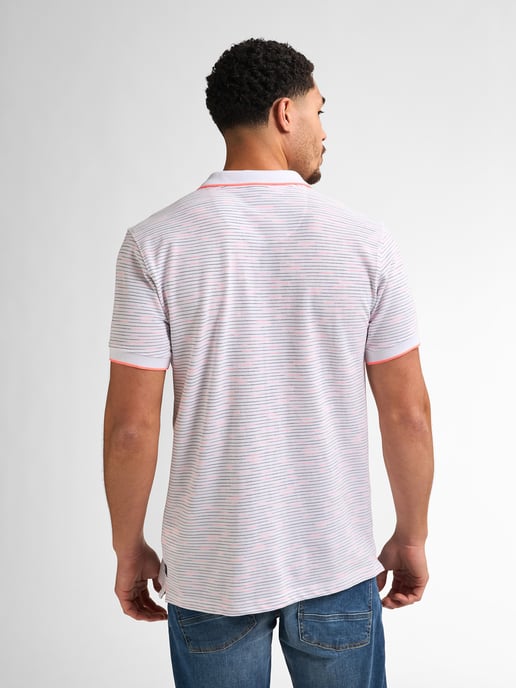 Petrol Industries - Heren All-over Print Polo Drift - Wit - Image 4