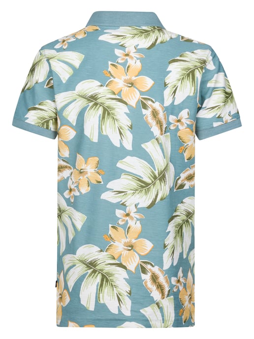 Petrol Industries - All-over Print Polo Pier Boys -  Blue - Image 2