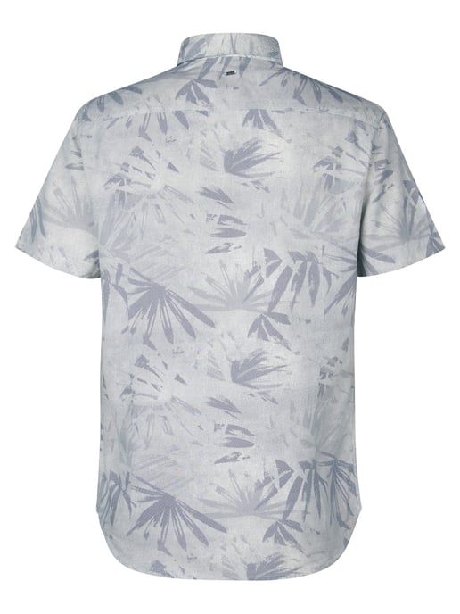 Petrol Industries - Heren All-over Print Overhemd Seafoamview - Blauw - Image 2