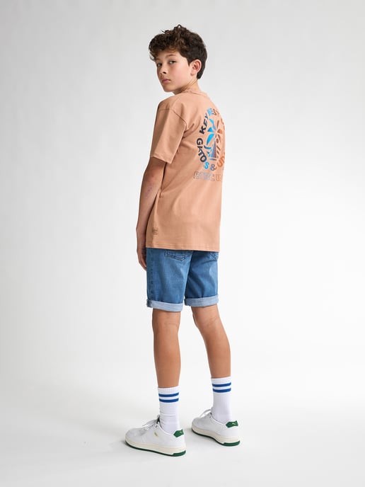 Petrol Industries - Jongens Bassano Denim Short Teal - Blauw - Image 6
