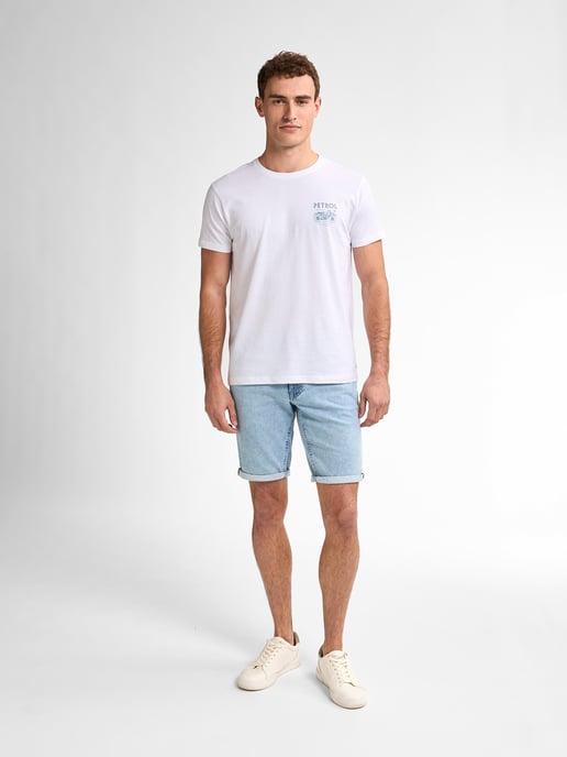 Petrol Industries - Bassano Denim Shorts Tropicana Men - Blue - Image 5
