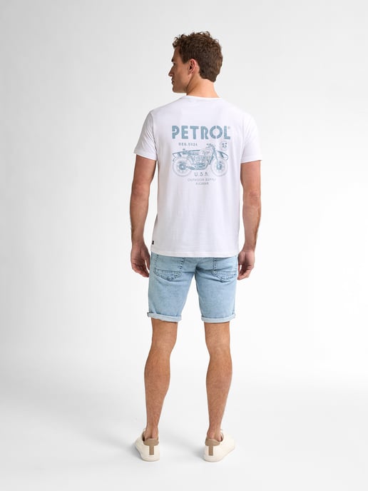 Petrol Industries - Bassano Denim Shorts Tropicana Men - Blue - Image 6