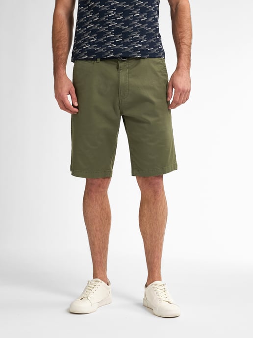 Petrol Industries - Heren Chino Short met Riem Breezeview - Groen - Image 3