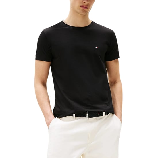 Tommy Hilfiger 10839 Mens T Shirts Crew Neck Short Sleeve Summer New Cotton Tee - Image 1