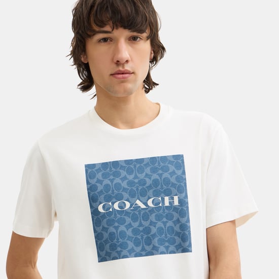 Denim Signature Square T-Shirt - Image 4