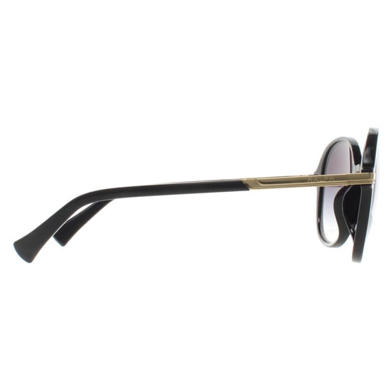 Ralph By Ralph Lauren Round Womens Shiny Black Grey Gradient RA5297U - Image 4