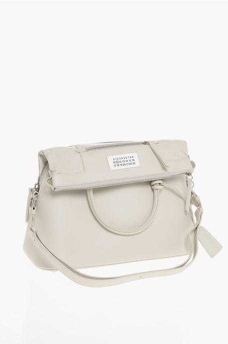 MM11 Läder 5AC Toteväska med Avtagbar Axelrem i Beige - Image 3