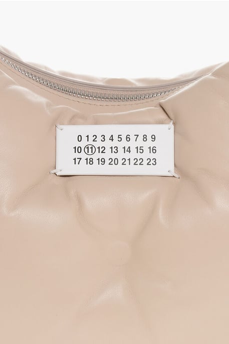 MM11 Quilted Leather GLAM SLAM Hobo Bag in Pink - Image 3