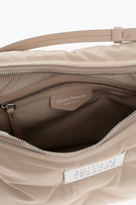 MM11 Quilted Leather GLAM SLAM Hobo Bag in Pink - Image 4