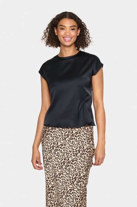 Blouse with short sleeve Regular fit - Image 2