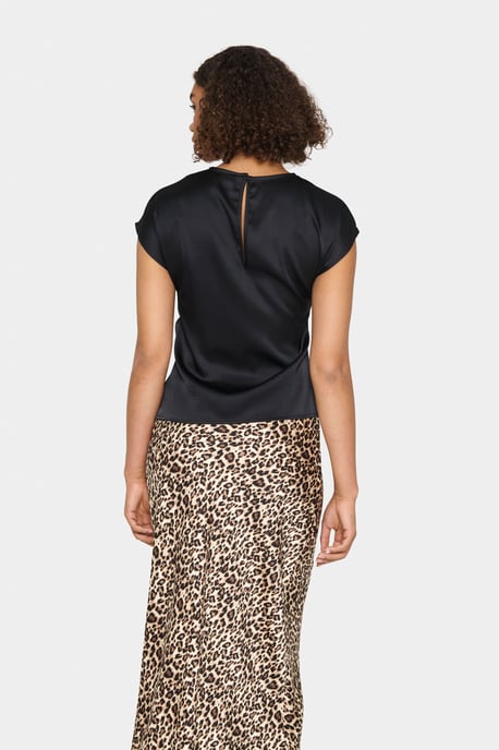 Blouse with short sleeve Regular fit - Image 3