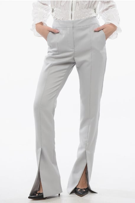 Split Ankle CORPORATE TECH Pants in Gray - Image 1