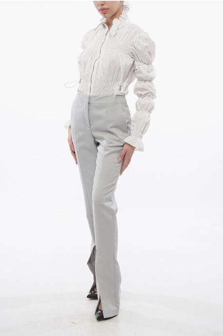 Split Ankle CORPORATE TECH Pants in Gray - Image 4