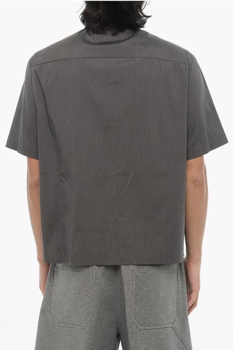 Short Sleeved Loose Fit Shirt in Gray - Image 2