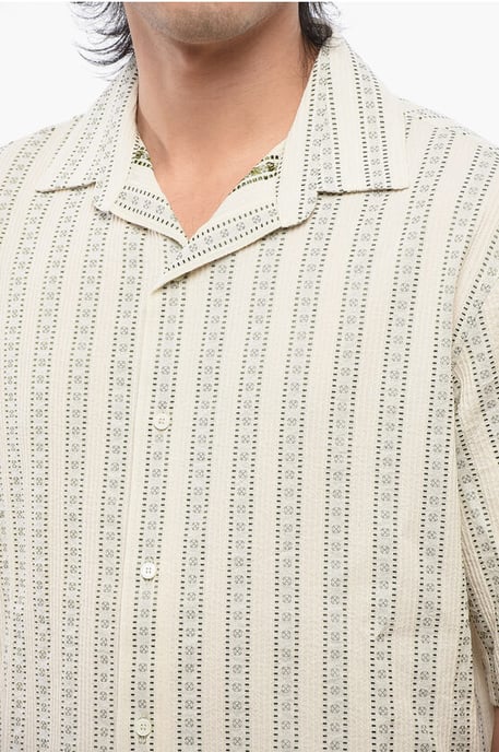 ARR STRIPES BOWLING SHIRT ANGORA WILLOW - Image 3