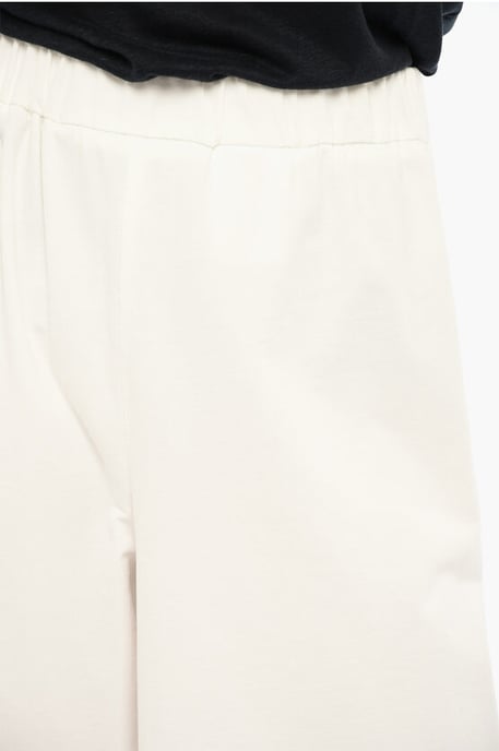 Katoenen shorts met patch in wit - Image 3