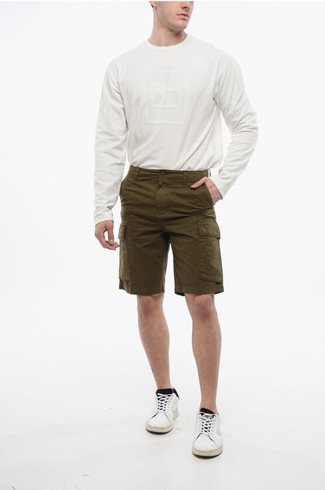 Cargo Shorts in Green - Image 4