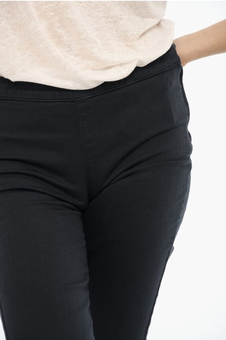 Shorts med mudd och gyllene knäppning i blått - Image 3