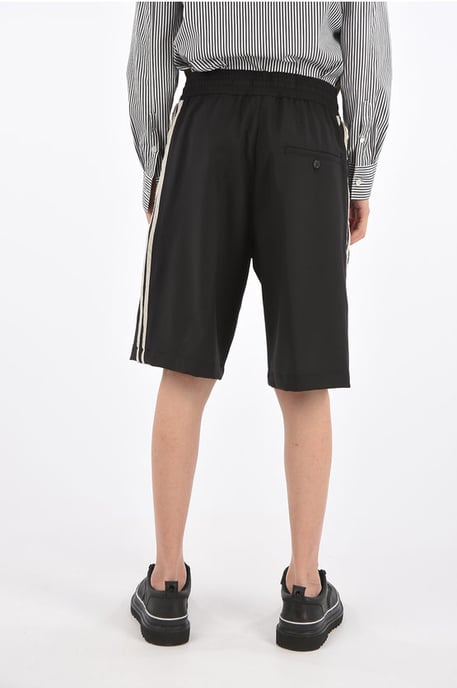 Drawstring Shorts in Black - Image 2