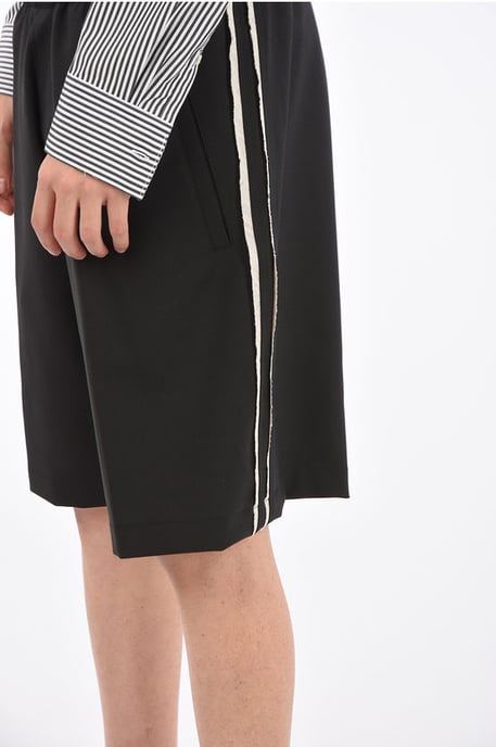 Drawstring Shorts in Black - Image 3