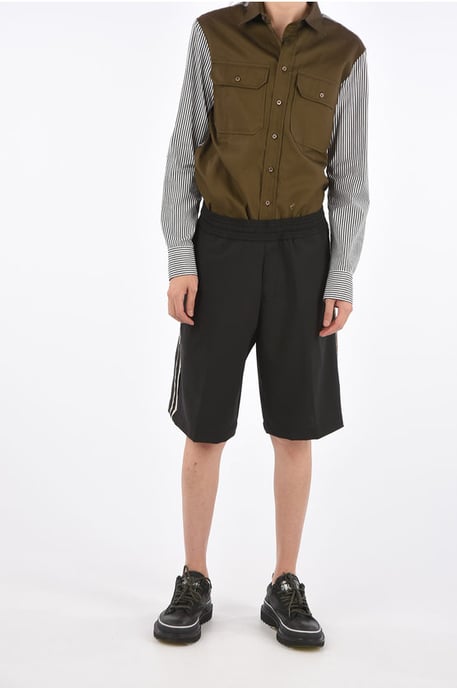Drawstring Shorts in Black - Image 4