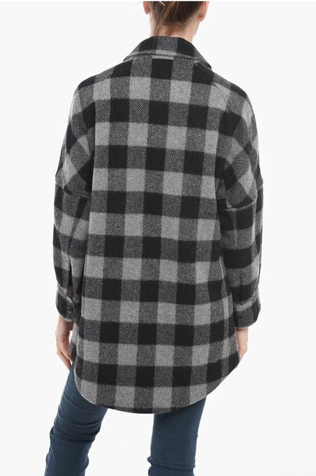 BUFFALO Overshirt van wolmix in grijs - Image 2