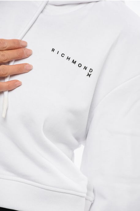 PISTIL – Vit, kort tröja med präglad logotyp - Image 3