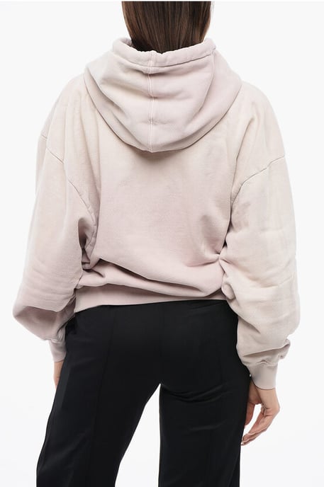 Maxi Hoodie LAUNDRY med logotyp och påsydd ficka i rosa - Image 2
