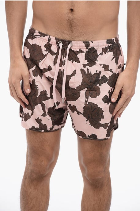 BADSHORTS MED BOLD BLOMMOR - Image 1