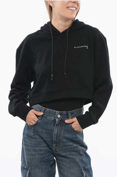 PISTIL – Svart, kort tröja med präglad logotyp - Image 1