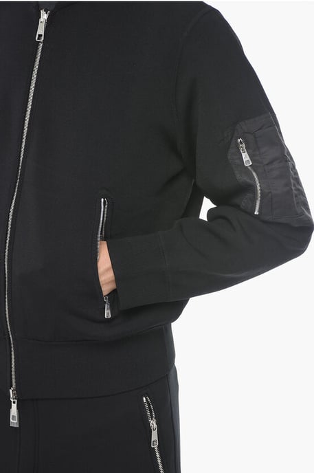 Vändbar tröja med baggy fit i svart - Image 3