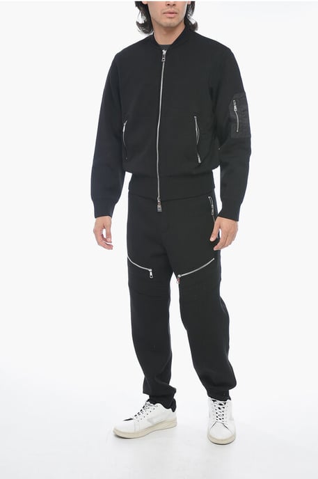 Vändbar tröja med baggy fit i svart - Image 4