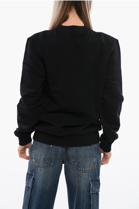 JOSOIN Over Sweatshirt with Contrasting Print in Black - Image 2