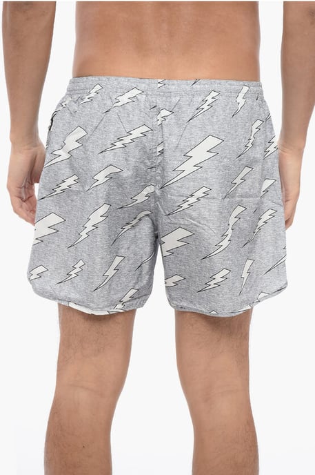 ALL-OVER RAIN BOLTS SWIM SHORTS - Image 2