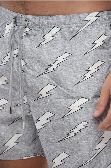 ALL-OVER RAIN BOLTS SWIM SHORTS - Image 3
