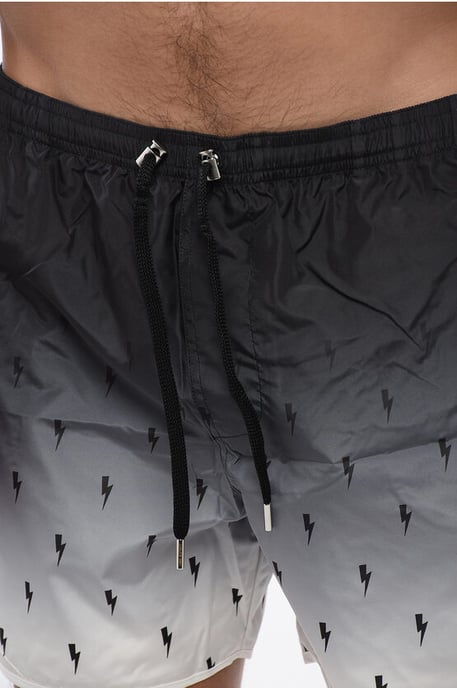 SCREEN PRINT ALL-OVER BOLT SWIM SHORTS - Image 3