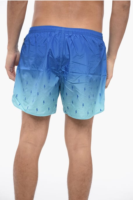 SCREEN PRINT ALL-OVER BOLT SWIM SHORTS - Image 2