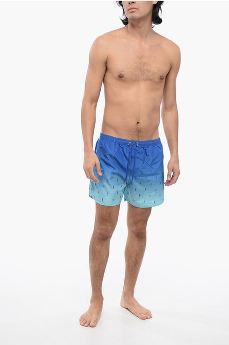 SCREEN PRINT ALL-OVER BOLT SWIM SHORTS - Image 4