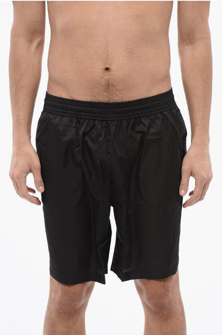 Bedrukte SURFER zwemshorts in zwart - Image 1