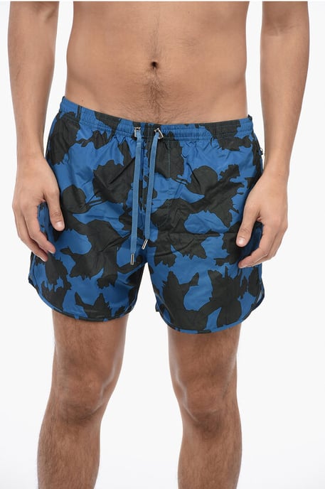 BADSHORTS MED BOLD BLOMMOR - Image 1
