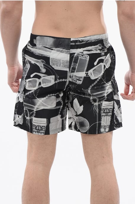Cargo XRAY Swimshorts in Black - Image 2