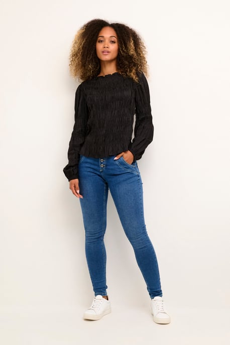Blouse with long sleeve Feminine Silhouette - Image 3