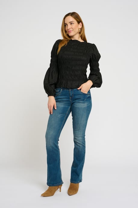 Blouse with long sleeve Feminine Silhouette - Image 4