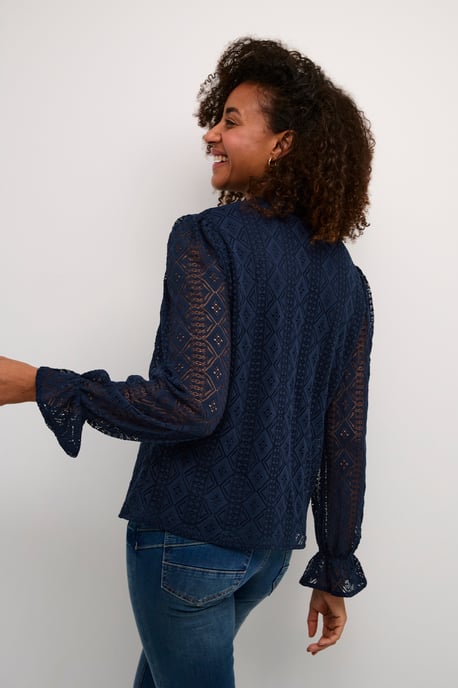 Blouse with long sleeve Regular fit - Image 3