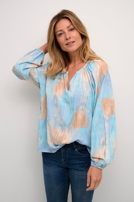 Blouse with long sleeve Regular fit - Image 2